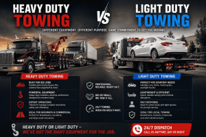Heavy Duty vs Light Duty Towing