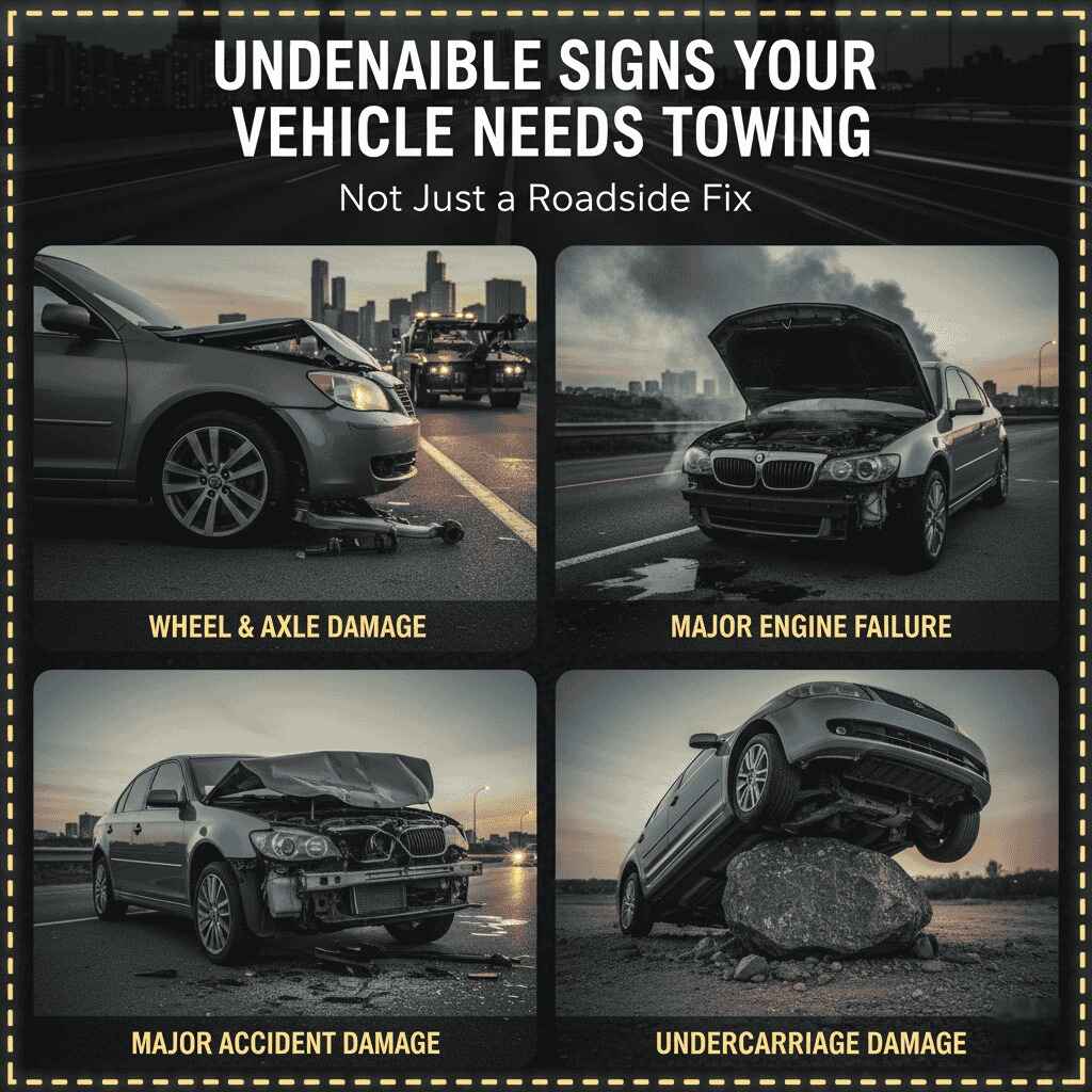 Signs Your Vehicle Needs Towing