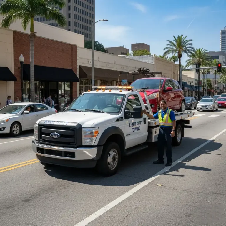 Light Duty Towing Service in Columbus