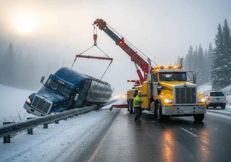 Big Rig Towing in Winnie