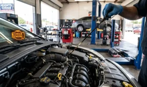 Does the check engine light come on for oil change