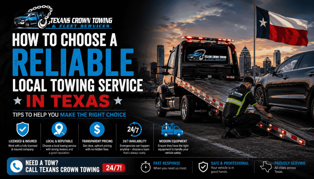 How to Choose a Reliable Local Towing Service in Texas