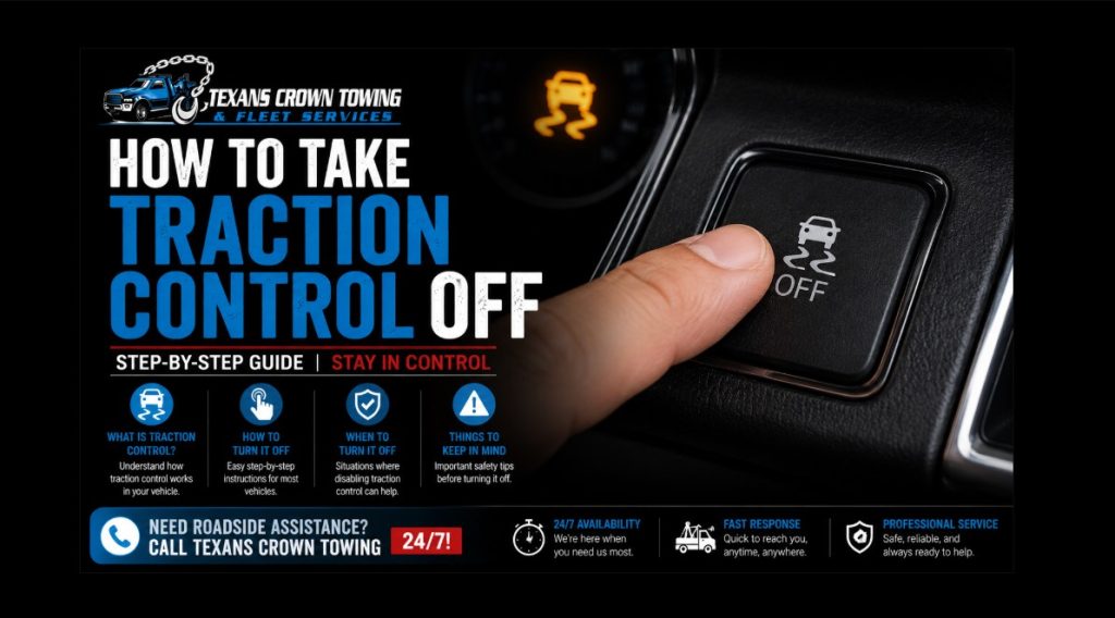 How to take traction control off