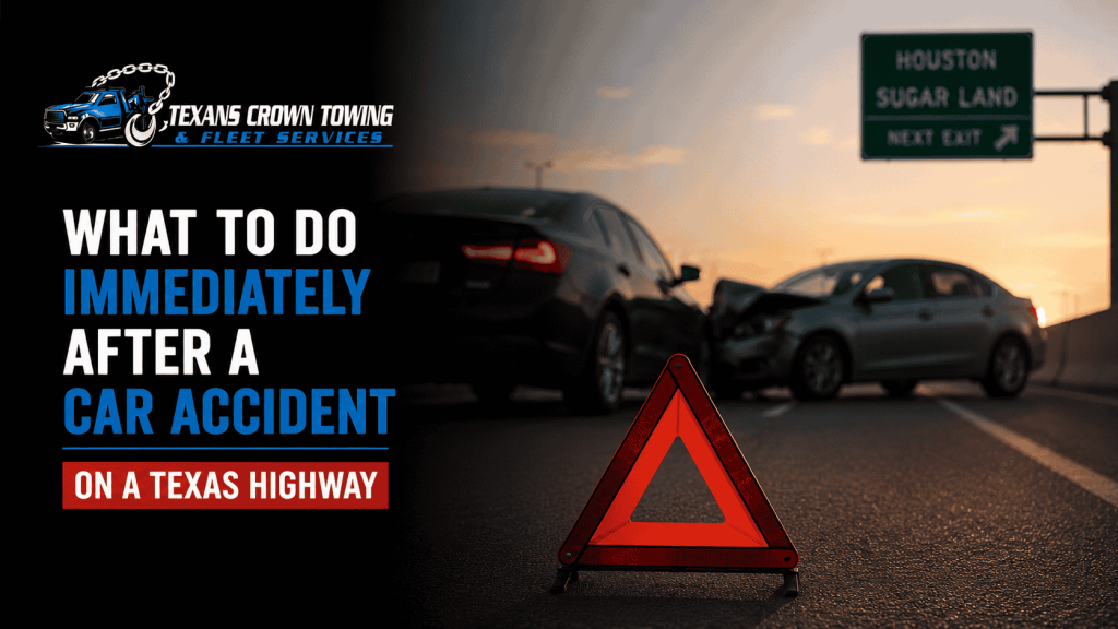 What to Do Immediately After a Car Accident on a Texas Highway