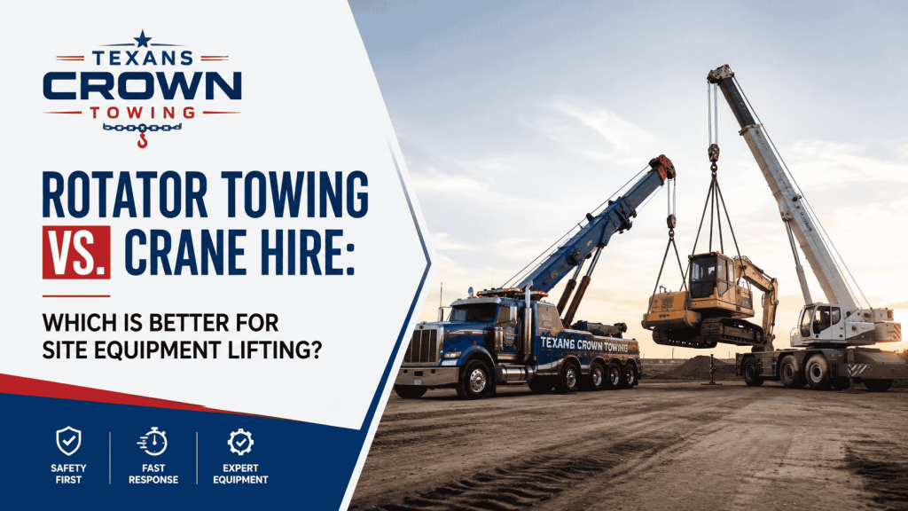 Rotator Towing vs. Crane Hire