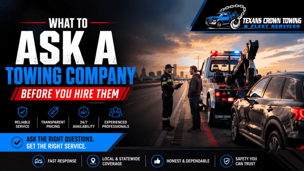 What to Ask a Towing Company Before You Hire Them
