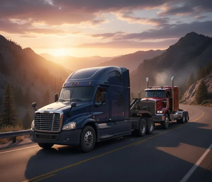 Semi Truck Towing in Winnie
